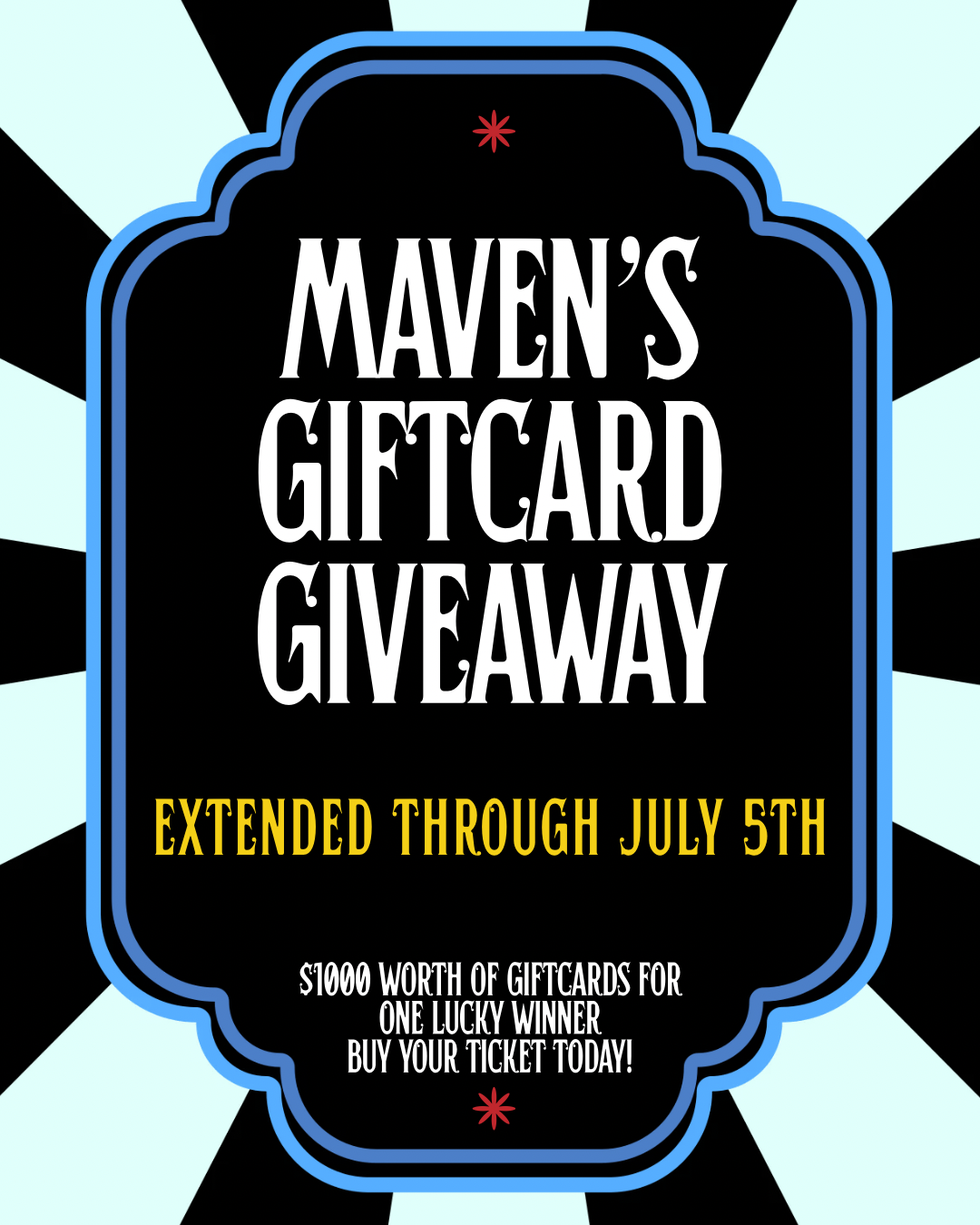 Maven's Giftcard Giveaway $1000 Worth of Southern Illinois Gift Certificates - Restaurants, Bars + Shops