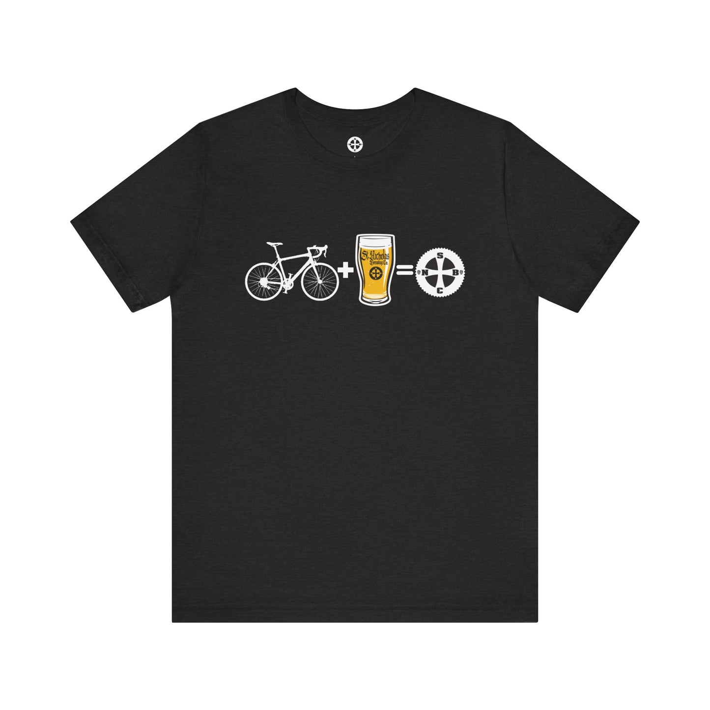 Bikes + Beer = St. Nicholas Brewing Co. Tee
